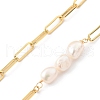 Mother's Day Jewellery Natural Baroque Pearl Pendant Necklaces NJEW-JN03086-4