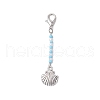 8Pcs Marine Animals Zinc Alloy Pendant Decorations HJEW-JM03229-4