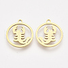 201 Stainless Steel Pendants STAS-T044-112G-1