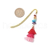Alloy Hook Bookmarks AJEW-JK00367-04-3
