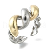 Brass Open Cuff Rings RJEW-D313-05PG-4