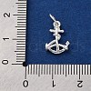 925 Sterling Silver Anchor Charms STER-G045-02S-3