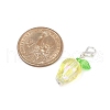Tulip Acrylic Pendant Decorations HJEW-JM03082-02-5