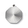 304 Stainless Steel Pendants STAS-D025-08P-1