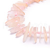 Natural Morganite Beads Strands G-E569-O01-3