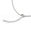 FireBrick Enamel Crucifix Cross with Plastic Teardrop Pendant Necklace & Dangle Earrings SJEW-G081-02AS-5