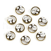 Alloy Rhinestone Cabochons MRMJ-T012-22B-1