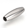 Tarnish Resistant 304 Stainless Steel Magnetic Clasps with Glue-in Ends STAS-Q211-29A-1