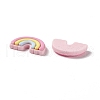 Lovely Opaque Resin Cabochons X-RESI-G031-08-3