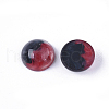 Two Tone Resin Cabochons CRES-T016-004A-2