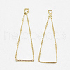 Brass Pendants KK-S347-107-1