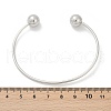304 Stainless Steel Open Cuff Bracelets BJEW-R019-01P-01-5