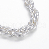 304 Stainless Steel Link Bracelets BJEW-I252-08S-2