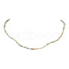 Glass Beaded Necklace with 304 Stainless Steel Clasps NJEW-JN04363-02-3