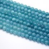 Natural Blue Quartz Beads Strands G-O047-07-10mm-1