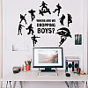 PVC Wall Stickers DIY-WH0228-075-3