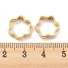 Rack Plating Brass Bead Frames KK-WH0084-02G-01-3