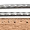 Non-Tarnish 304 Stainless Steel Herringbone Chains Necklaces X-NJEW-G340-03P-5