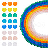 8 Strand 8 Colors Electroplate Glass Beads Strands EGLA-TA0001-49A-1
