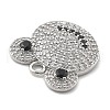 Brass Micro Pave Cubic Zirconia Pendants KK-L228-15P-2
