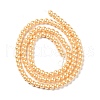Eco-Friendly Dyed Glass Pearl Round Beads Strands HY-A002-4mm-RB072-5