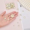 CHGCRAFT 60Pcs 4 Style Alloy Beads FIND-CA0006-16-3