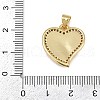 Brass Micro Pave Cubic Zirconia Pendants KK-D376-04G-3