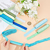 BENECREAT 25 Yards 10 Colors Flat Polyester Elastic Cord OCOR-BC0005-85-3