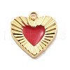 304 Stainless Steel Enamel Charms RESI-R155-018G-1