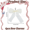 Lace Bowknot Shoe Decorations FIND-WH0126-646A-2