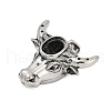 Brass Pendant Cabochon Settings KK-S521-02AS-2