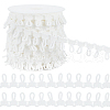 BENECREAT 1Bundle Polyester Elastic Button Looping Trim OCOR-BC0006-93B-1