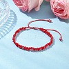 Baking Paint Glass Seed Beaded Bracelets BJEW-MZ00155-05-1