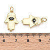 Brass Enamel Pendants KK-T070-76G-3