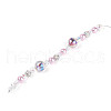 Glass and Acrylic and Imitation Pearl and Rhinestone Beads Strands MAK-T011-06E-1