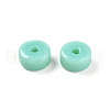Opaque Solid Color Glass Beads X1-GLAA-N007-6x3mm-A04-2