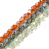 Electroplate Glass Beads Strands EGLA-K061-07A-FP01-5