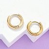 Ion Plating(IP) 304 Stainless Steel Huggie Hoop Earrings EJEW-F111B-13mm-G-1