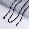 304 Stainless Steel Cable Chain Necklaces STAS-G170-13B-2