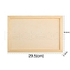 Unfinished Blank Wooden Clay Photo Frame PW-WG449CF-01-1