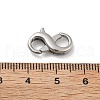 304 Stainless Steel Spring Gate Rings. 8-Shaped STAS-V008-30P-3