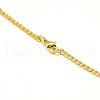 304 Stainless Steel Curb Chain/Twisted Chain Necklace Making STAS-A028-N108G-3