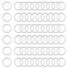 Unicraftale 80Pcs 304 Stainless Steel Linking Ring FIND-UN0003-63-1