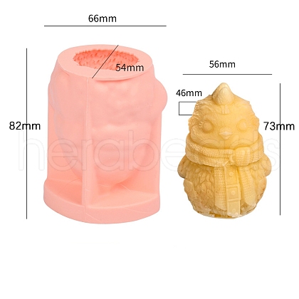 Twelve Animals Ice Cream DIY Food Grade Silicone Mold PW-WG32992-04-1