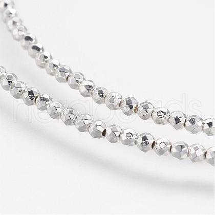 Non-magnetic Synthetic Hematite Beads Strands G-P218-26-S-1