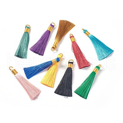 Nylon Tassel Big Pendants FIND-F008-E-1