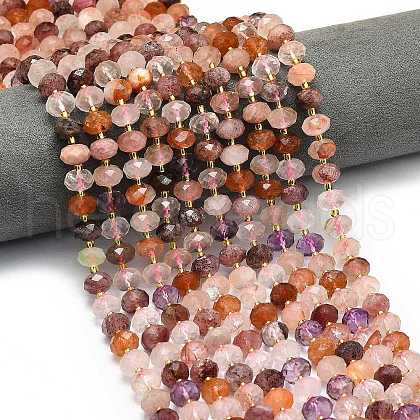 Natural Mixed Gemstone Beads Strands G-P573-A30-01-1