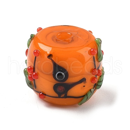 Handmade Lampwork Bumpy Beads LAMP-M025-01D-1