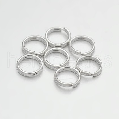 Brass Split Rings KK-E647-10S-6mm-1