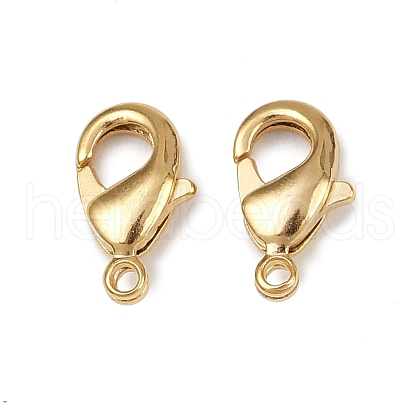 Brass Lobster Claw Clasps KK-901-G01-1
